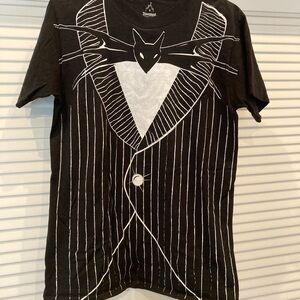 Juniors Unisex Hanes Black and White Graphic Tee Disneyland